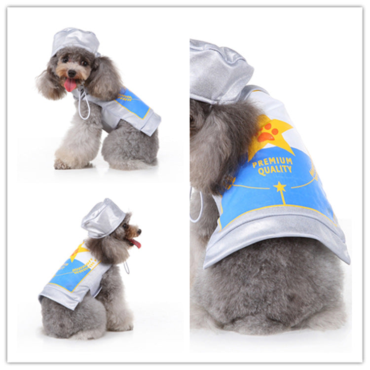 KFX-4559933 Festive Christmas Pet Skirt - Funny Polyester Outfit for All Pets