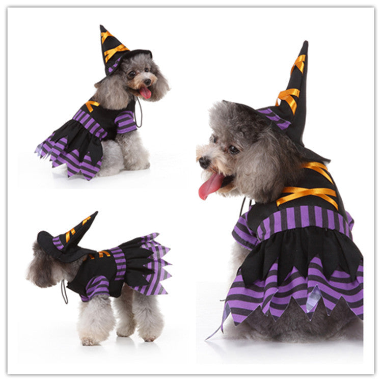 KFX-4559933 Festive Christmas Pet Skirt - Funny Polyester Outfit for All Pets