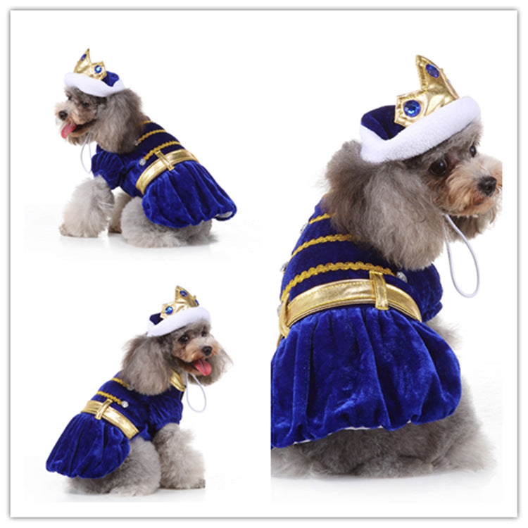 KFX-4559933 Festive Christmas Pet Skirt - Funny Polyester Outfit for All Pets
