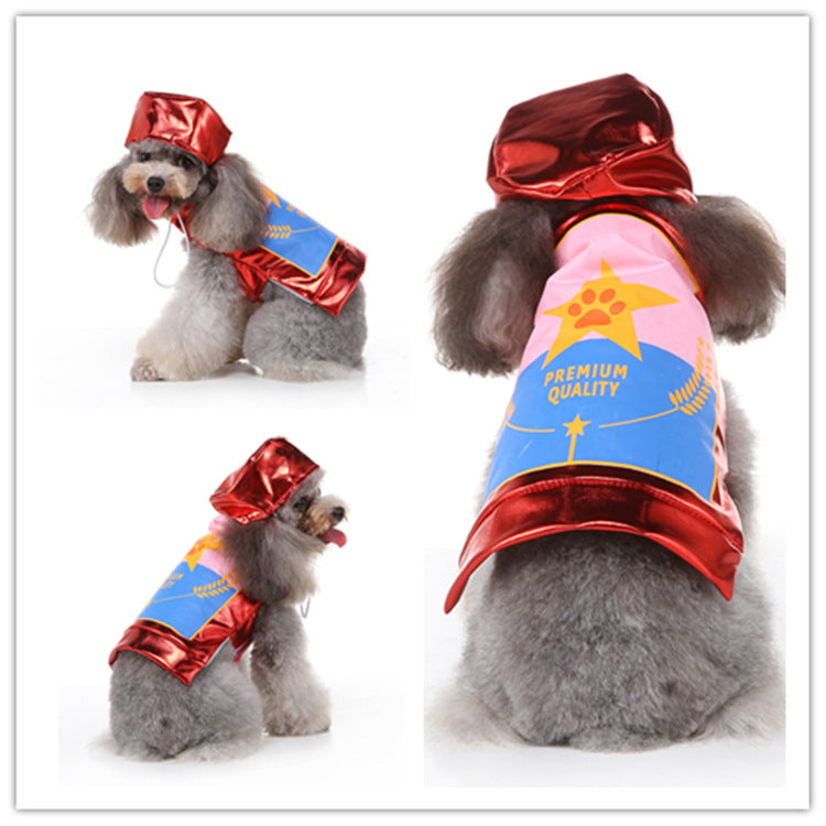 KFX-4559933 Festive Christmas Pet Skirt - Funny Polyester Outfit for All Pets