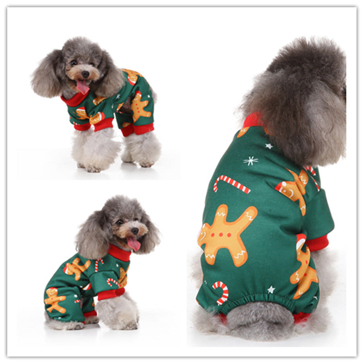 KFX-4559933 Festive Christmas Pet Skirt - Funny Polyester Outfit for All Pets
