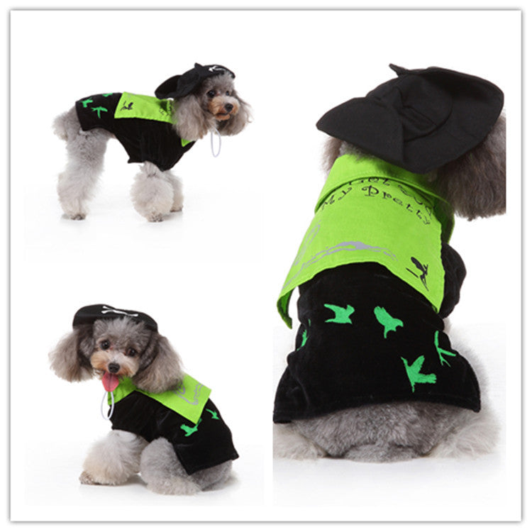 KFX-4559933 Festive Christmas Pet Skirt - Funny Polyester Outfit for All Pets