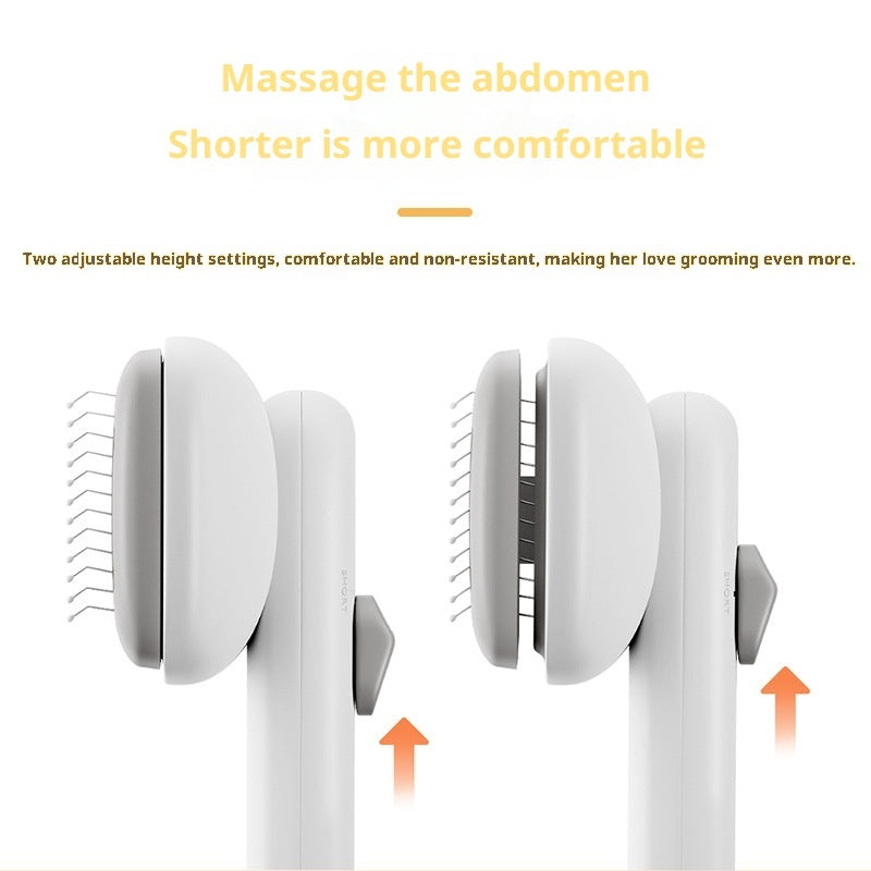 KFX-4561341 Pet Hair Removal Comb - ABS Material, Available in Black, White, and Green
