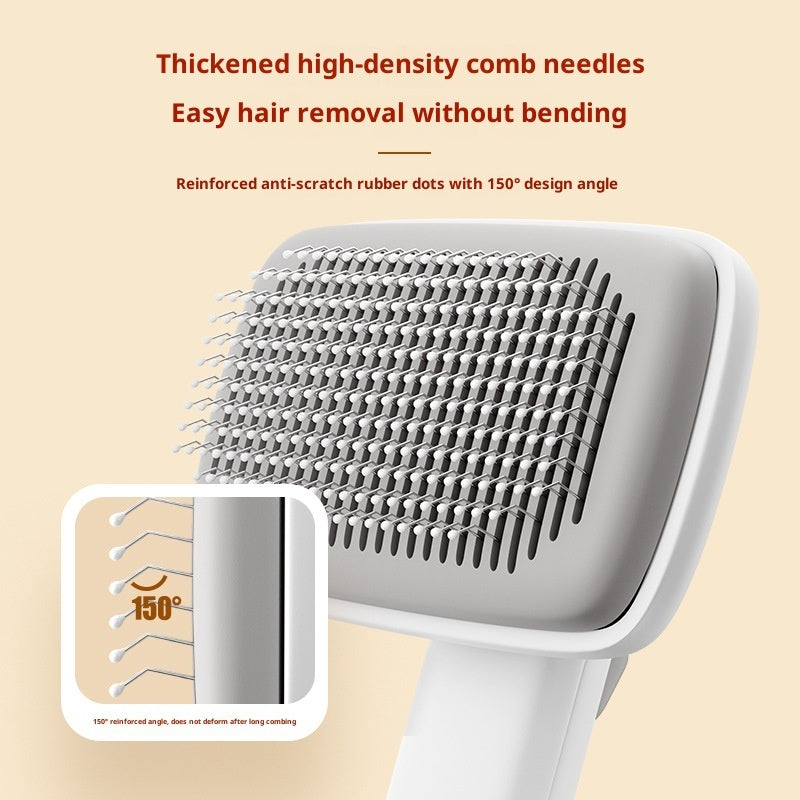 KFX-4561341 Pet Hair Removal Comb - ABS Material, Available in Black, White, and Green