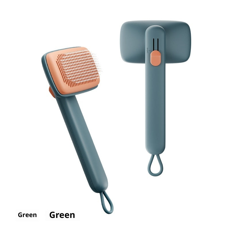 KFX-4561341 Pet Hair Removal Comb - ABS Material, Available in Black, White, and Green