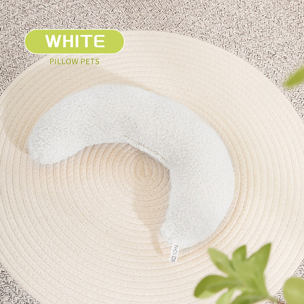 KFX-4563005 Ultra-Soft U-Shaped Cat Pillow with Adjustable Collar for Cervical Support and Comfort