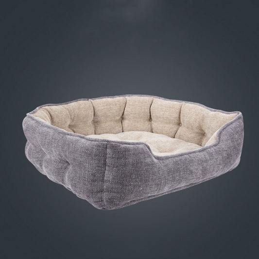 KFX-4565565 Four Seasons Bite Resistant Breathable Pet Nest for Cats and Dogs - Eco-Friendly Silk Wool, Available in Multiple Sizes and Colors