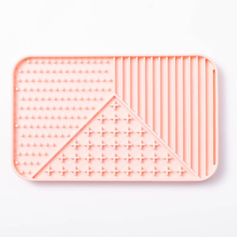 KFX-4566333 Silicone Pet Licking Mat with Suction Cups for Slow Feeding and Anti-Choking