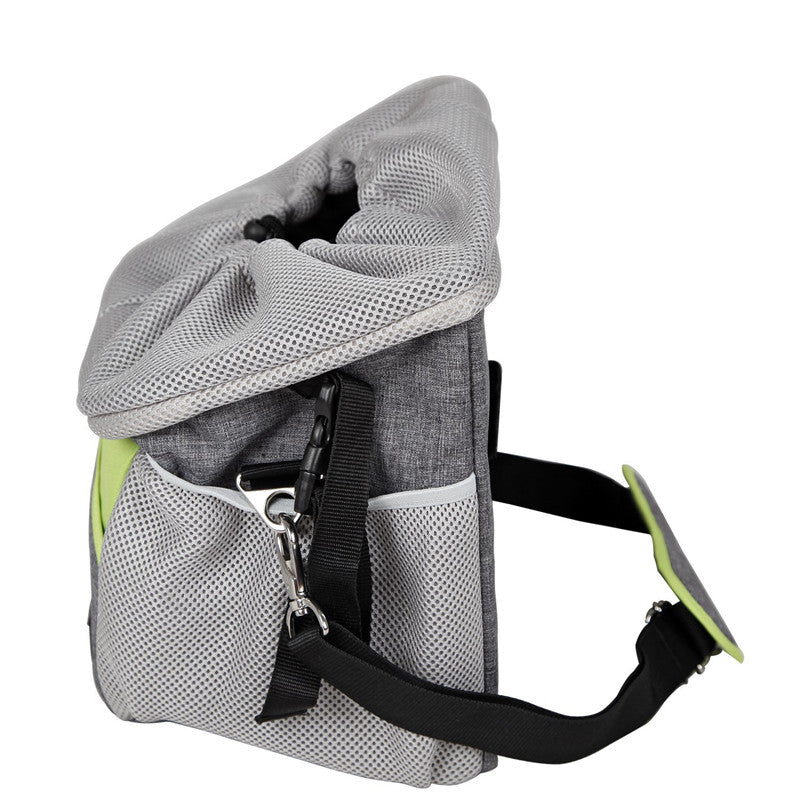 KFX-4567741 Durable Oxford Bicycle Dog Basket - Pet Carrier Frame for Easy Travel, Holds Up to 5kg
