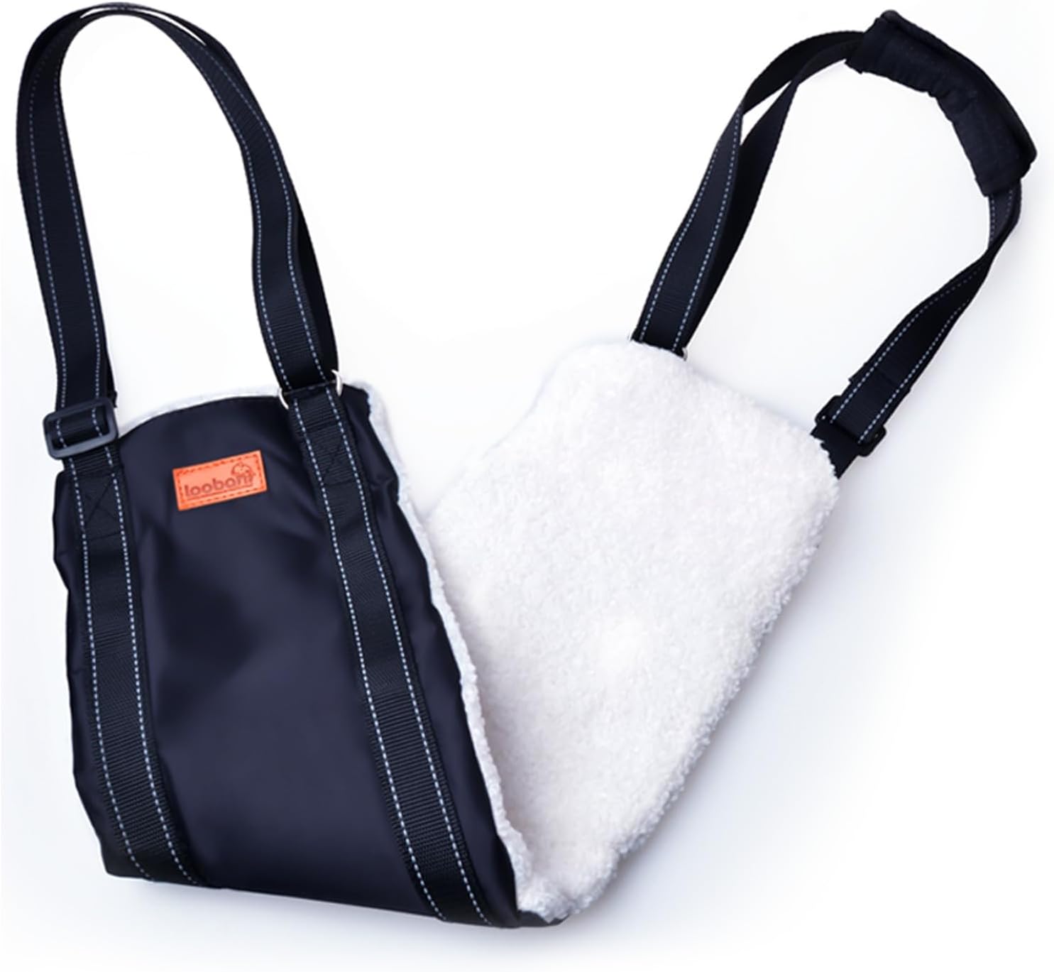 KFX-4568765 Supportive Dog Lifting Sling for Mobility Aid - Comfortable Hip and Hind Leg Assistance for Aging Dogs