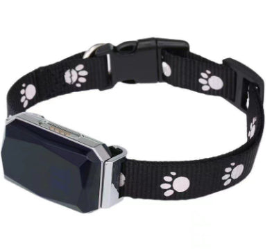 KFX-4573245 Pet GPS Tracking Collar with LED Light and 500 mAh Battery