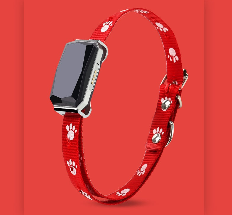 KFX-4573245 Pet GPS Tracking Collar with LED Light and 500 mAh Battery