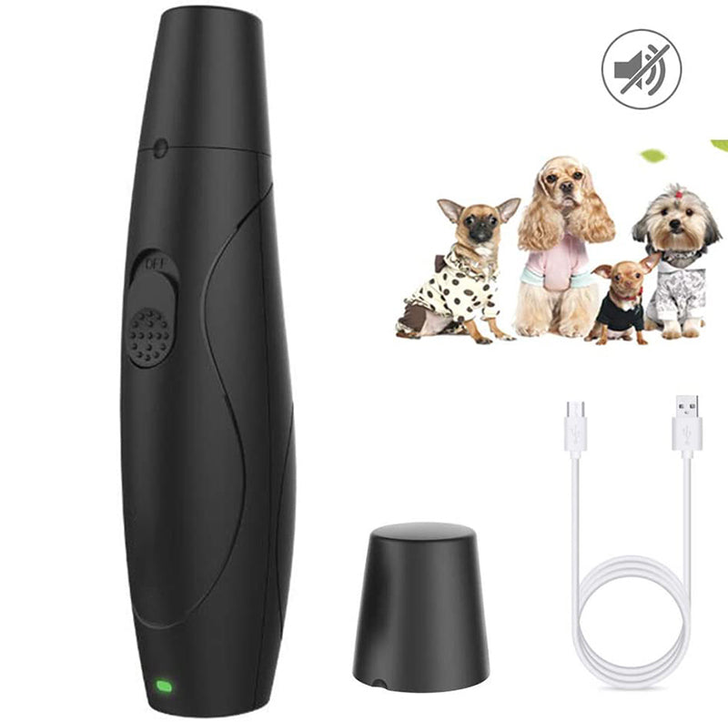 KFX-4575037 Rechargeable Low Noise Electric Nail Polisher for Pets - Safe and Easy to Use