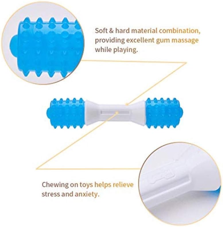 KFX-4578493 Gentle Chewing Dog Toy for Teething Puppies - Promotes Dental Health and Reduces Discomfort