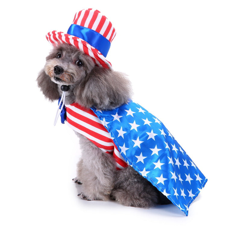 KFX-4581181 Pet Christmas Clothing for Dogs - Polyester Material, European and American Style, Sizes S to XL