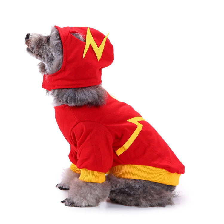 KFX-4581181 Pet Christmas Clothing for Dogs - Polyester Material, European and American Style, Sizes S to XL