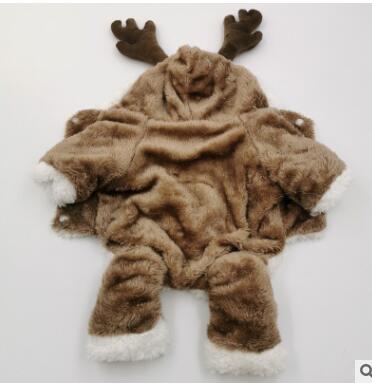 KFX-4583357 Thick Double-Layered Winter Coat for Dogs - Warm Coral Fleece, Casual Style