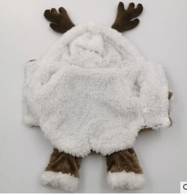 KFX-4583357 Thick Double-Layered Winter Coat for Dogs - Warm Coral Fleece, Casual Style