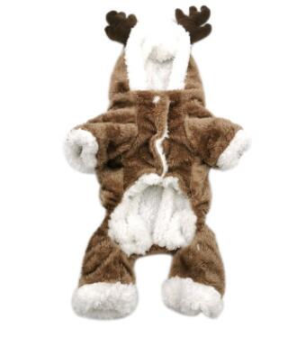 KFX-4583357 Thick Double-Layered Winter Coat for Dogs - Warm Coral Fleece, Casual Style
