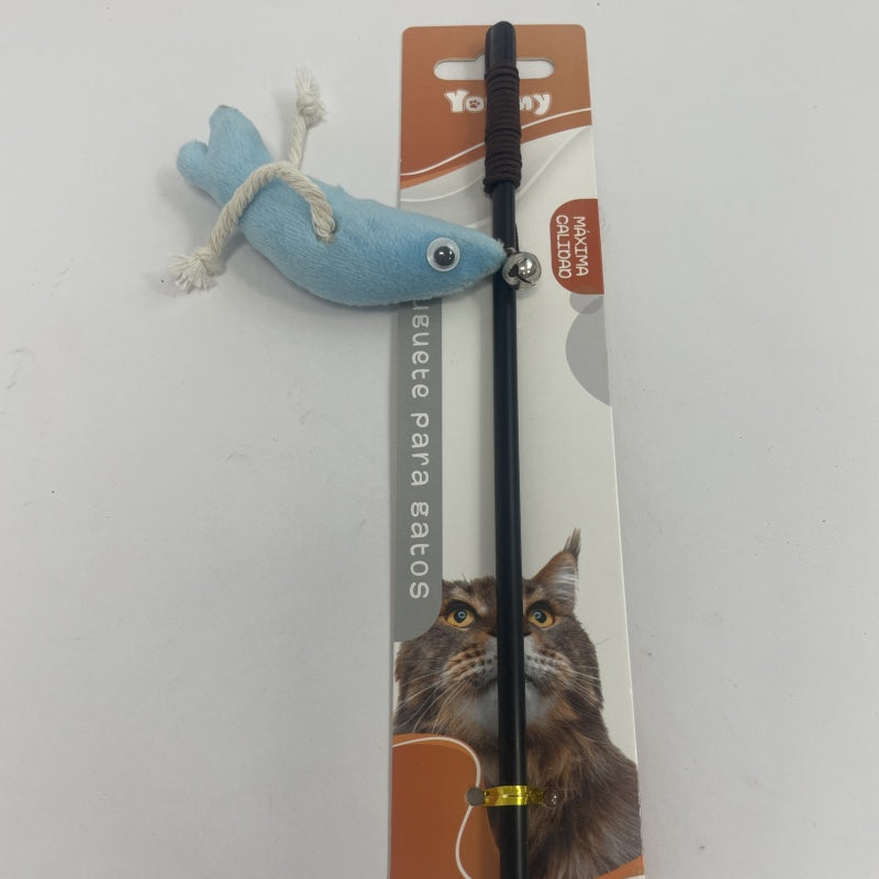 KFX-4583613 Interactive Grasshopper Teasing Stick for Cats