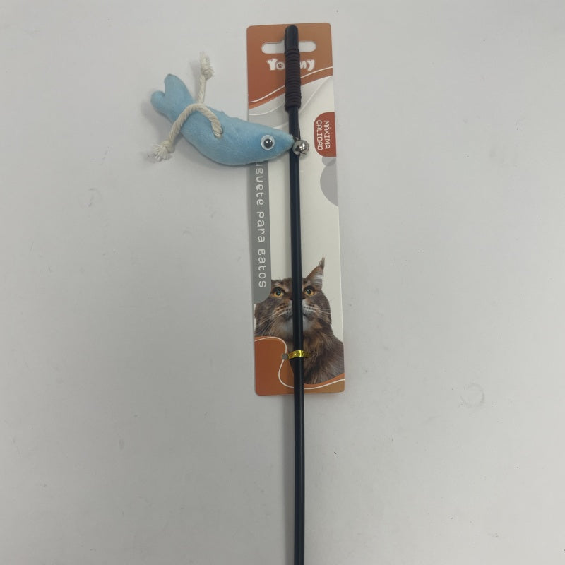 KFX-4583613 Interactive Grasshopper Teasing Stick for Cats
