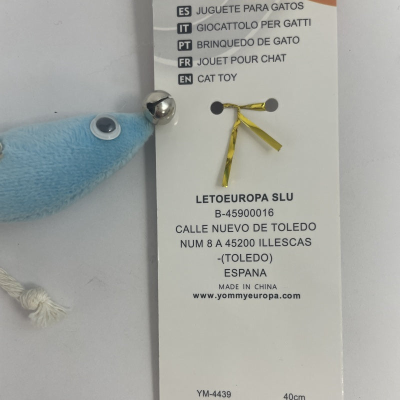 KFX-4583613 Interactive Grasshopper Teasing Stick for Cats