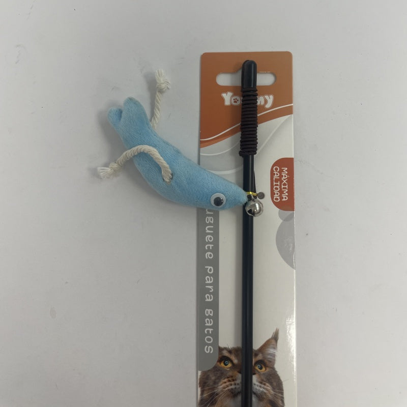 KFX-4583613 Interactive Grasshopper Teasing Stick for Cats