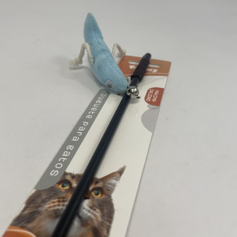 KFX-4583613 Interactive Grasshopper Teasing Stick for Cats
