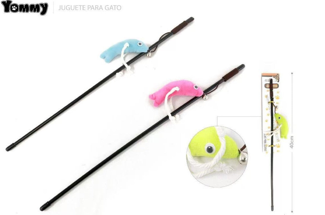 KFX-4583613 Interactive Grasshopper Teasing Stick for Cats