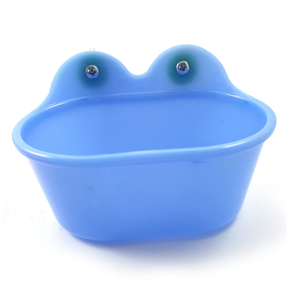 KFX-4588733 Small Parrot Bath Basin with Optional Mirror for Birds, 18.7cm x 10cm