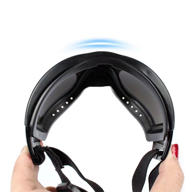 KFX-4590141 Waterproof and Windproof UV Protection Glasses for Dogs, Adjustable Fit for 28cm-48cm Head Circumference