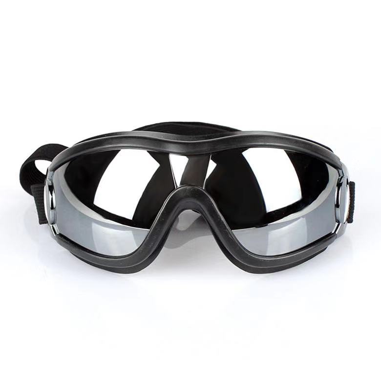 KFX-4590141 Waterproof and Windproof UV Protection Glasses for Dogs, Adjustable Fit for 28cm-48cm Head Circumference