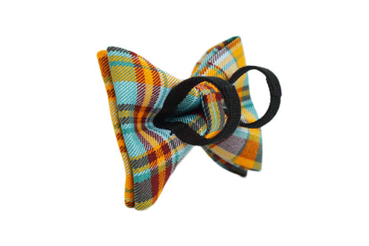 KFX-4590525 Green Plaid Dog Collar and Leash Set in Various Sizes