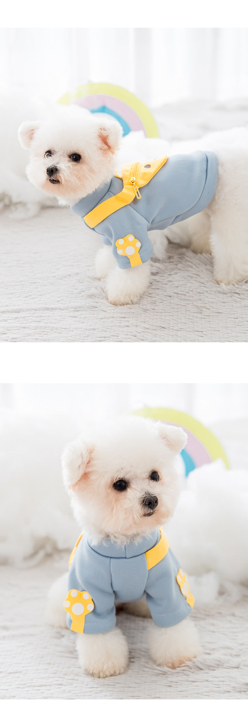 KFX-4592701 Cute Cartoon Pet Backpack Sweater Made of Milk Silk Fabric