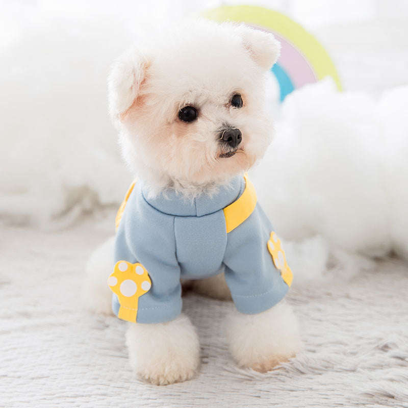 KFX-4592701 Cute Cartoon Pet Backpack Sweater Made of Milk Silk Fabric