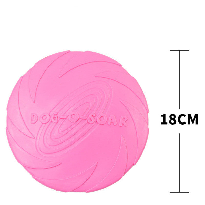 KFX-4593341 Bite-Resistant Floating Frisbee for Golden Retriever Training - Rubber, Multiple Colors