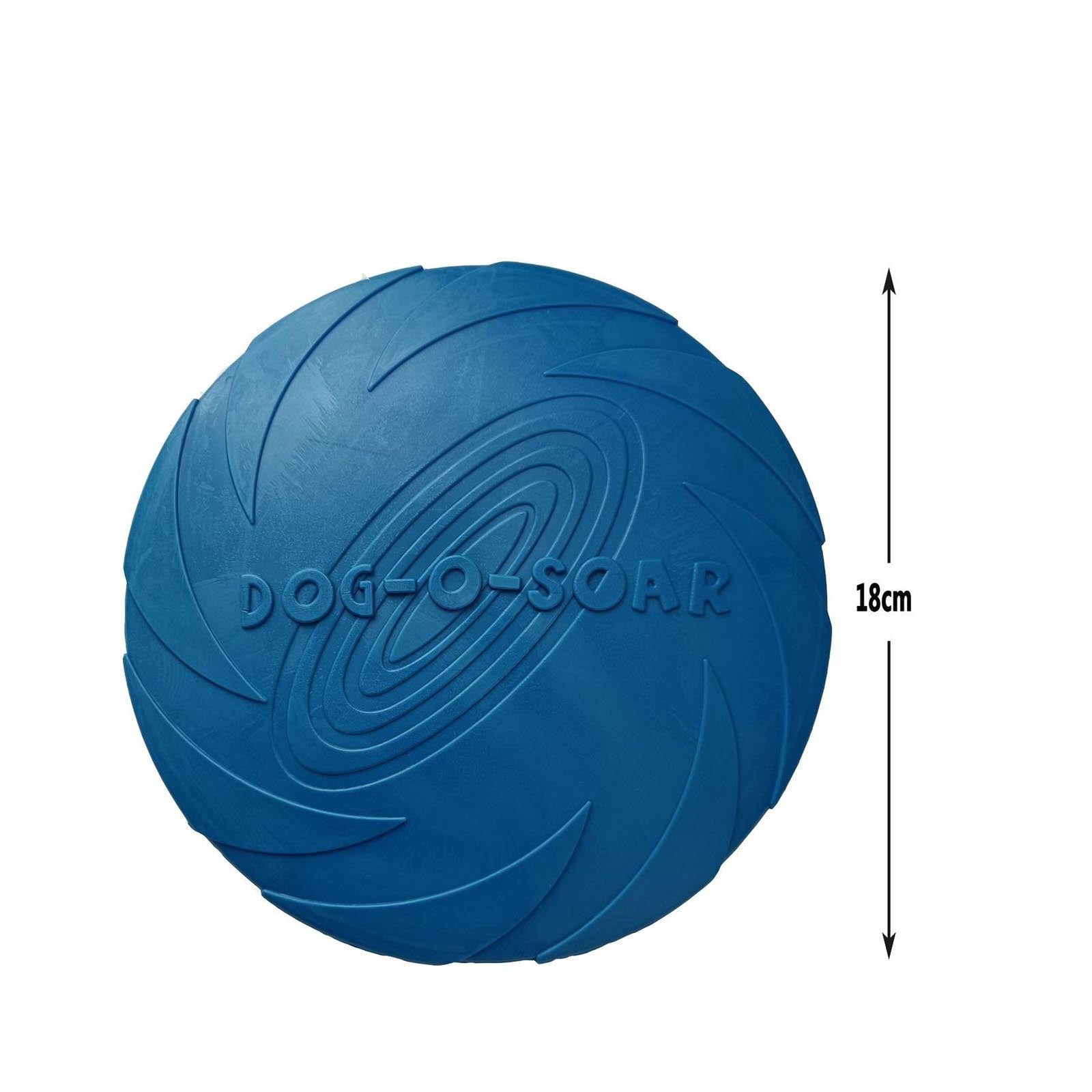 KFX-4593341 Bite-Resistant Floating Frisbee for Golden Retriever Training - Rubber, Multiple Colors