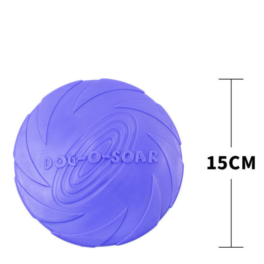 KFX-4593341 Bite-Resistant Floating Frisbee for Golden Retriever Training - Rubber, Multiple Colors