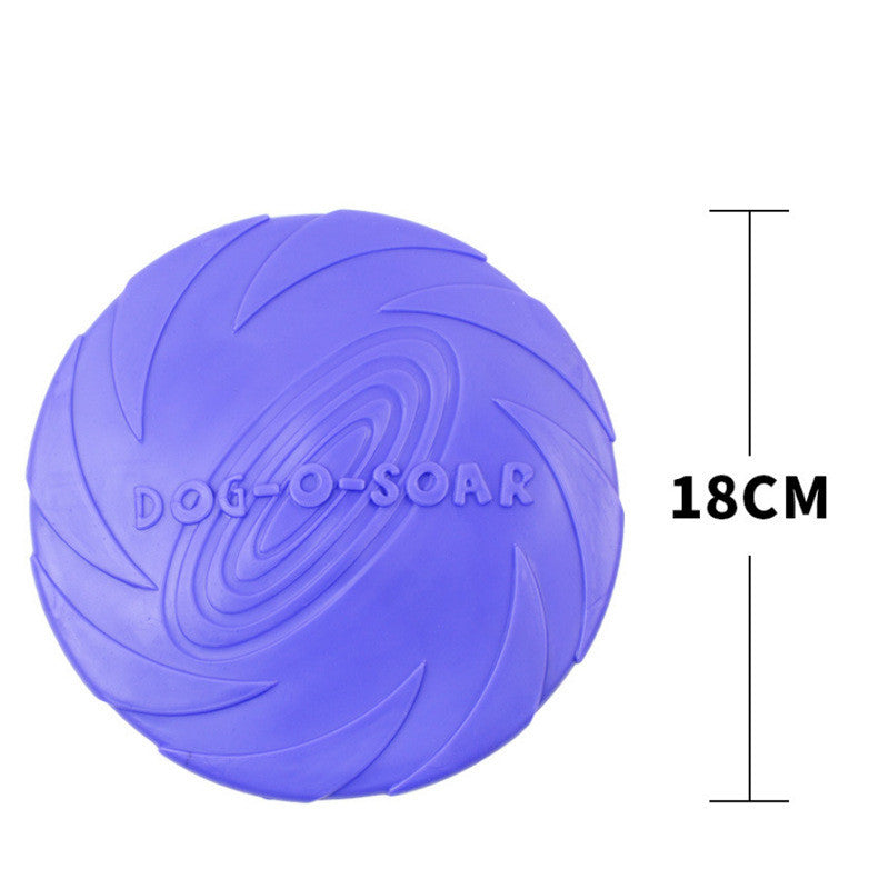 KFX-4593341 Bite-Resistant Floating Frisbee for Golden Retriever Training - Rubber, Multiple Colors