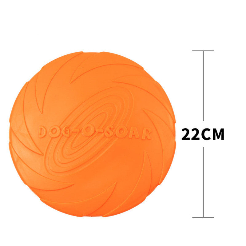 KFX-4593341 Bite-Resistant Floating Frisbee for Golden Retriever Training - Rubber, Multiple Colors