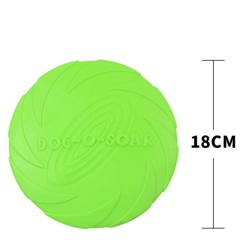KFX-4593341 Bite-Resistant Floating Frisbee for Golden Retriever Training - Rubber, Multiple Colors