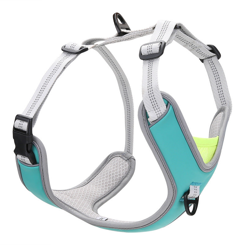 KFX-4597565 Adjustable Outdoor Trekking Chest and Back Strap for Big Dogs