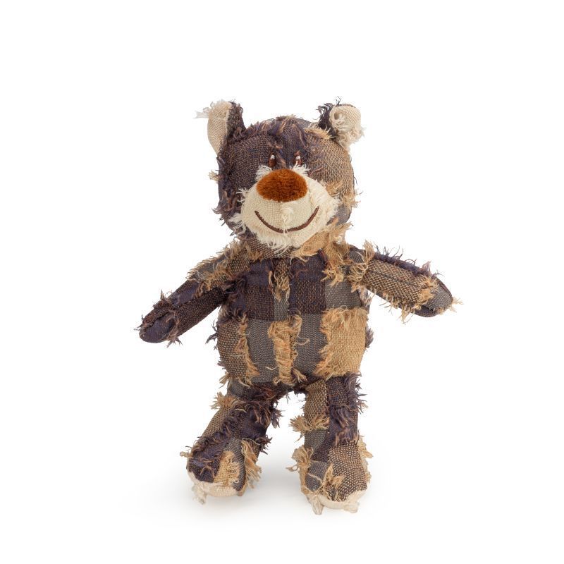 KFX-4597949 Durable Indestructible Dog Toy Bear with Squeaker for Heavy Chewers, Interactive Chew Toy for All Breeds