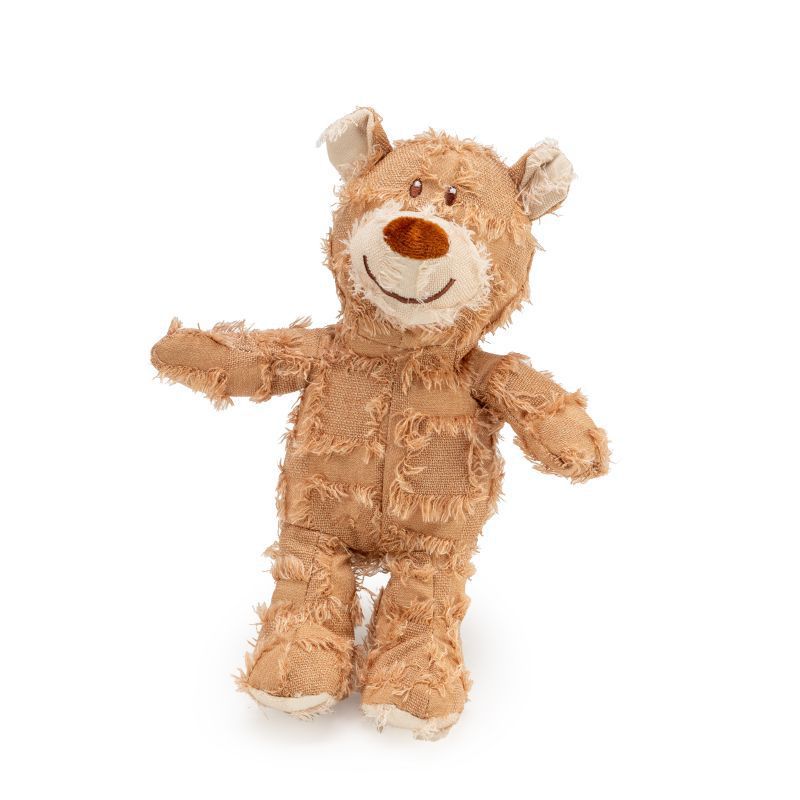 KFX-4597949 Durable Indestructible Dog Toy Bear with Squeaker for Heavy Chewers, Interactive Chew Toy for All Breeds
