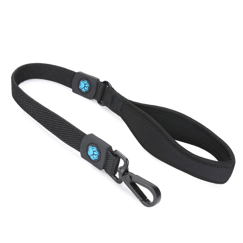 KFX-4598077 High Elastic Nylon Dog Leash for Small, Medium, and Large Dogs - Adjustable 2.5*70-85cm, Simple Design