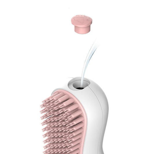 KFX-4599869 Soft Bristle Cat Shower Brush for Gentle Massage and Cleaning