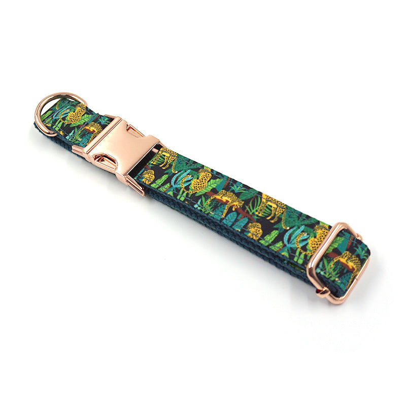 KFX-4600125 Durable Polyester Loose Dog Collar with Metal Buckle – Multiple Sizes Available (XS-XL)