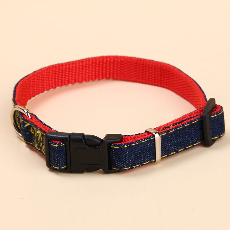 KFX-4603837 Nylon Traction Collar and Dog Chain Set, Multiple Sizes Available