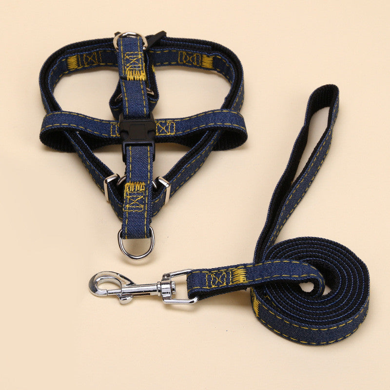 KFX-4603837 Nylon Traction Collar and Dog Chain Set, Multiple Sizes Available