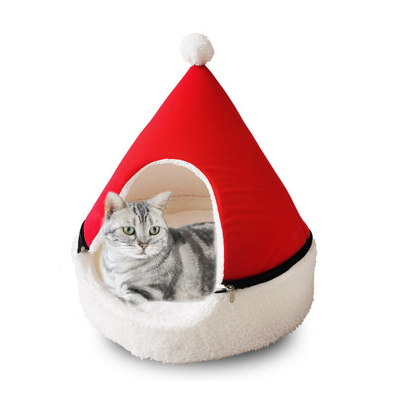 KFX-4604093 Cozy and Insulated Cat Nest for Winter - Fluff, PP Cotton, and Sponge Materials in Various Sizes